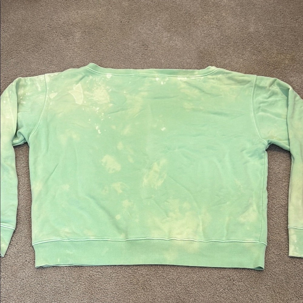 Spiritual Gangster Green Tie-Dye Sweatshirt - Picture 3 of 5